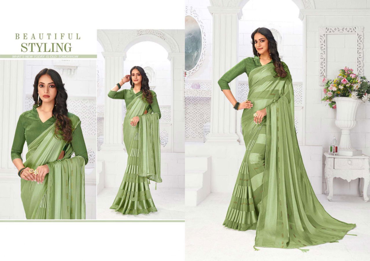 Saroj Tum Bin Fancy Party Wear Georgette Designer Saree Collection